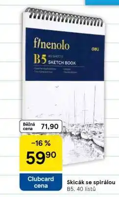 Tesco Skicák se spirálou nabídka