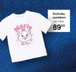 Tesco Dívčí triko s potiskem nabídka
