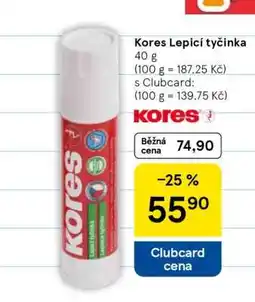 Tesco Kores Lepicí tyčinka nabídka