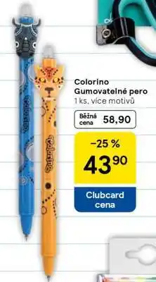 Tesco Colorino Gumovatelné pero nabídka