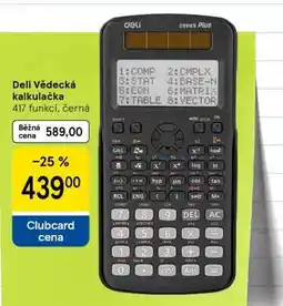 Tesco Deli Vědecká kalkulačka nabídka