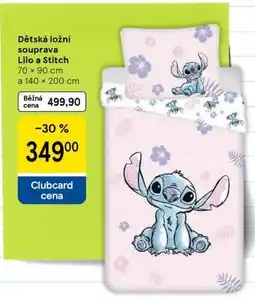Tesco Dětská ložní souprava Lilo a Stitch nabídka