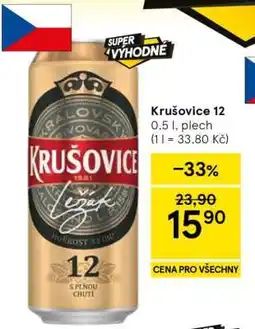 Tesco Krušovice 12 nabídka
