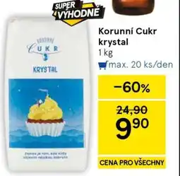 Tesco Korunní Cukr krystal nabídka