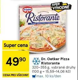 Tesco Dr. Oetker Pizza Ristorante nabídka