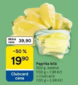 Tesco PAPRIKA BÍLÁ nabídka