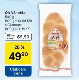Tesco Ölz Vánočka nabídka