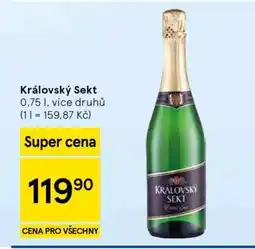Tesco Královský Sekt nabídka