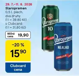 Tesco Staropramen nabídka