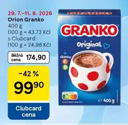 Tesco Orion Granko nabídka