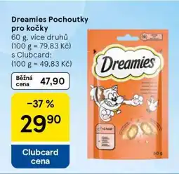Tesco Dreamies pochoutky pro kočky nabídka