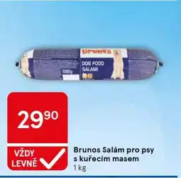 Tesco Brunos Salám pro psy s kuřecím masem nabídka