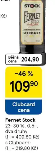 Tesco Fernet Stock nabídka