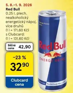 Tesco Red Bull nabídka