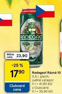 Tesco Radegast Rázná 10 nabídka