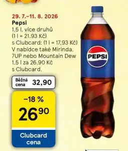 Tesco Pepsi nabídka
