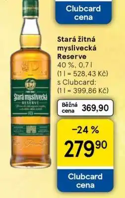 Tesco Stará Žitná Myslivecká Reserve nabídka
