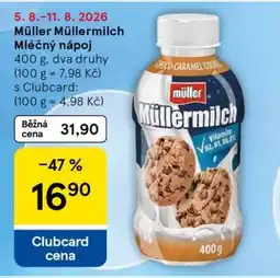 Tesco MÜLLER MÜLLERMILCH Mléčný nápoj nabídka