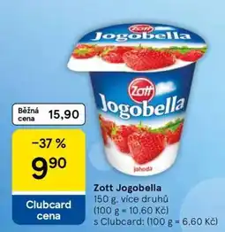 Tesco ZOTT JOGOBELLA nabídka