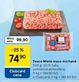 Tesco Tesco Mleté maso míchané nabídka