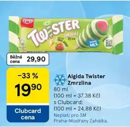 Tesco Algida Twister Zmrzlina nabídka