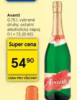 Tesco Avanti nabídka