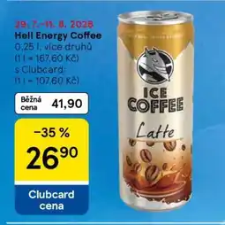 Tesco Hell Energy Coffee nabídka