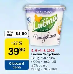 Tesco Lučina Nadýchaná nabídka