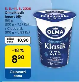 Tesco Olma Klasik jogurt bílý nabídka