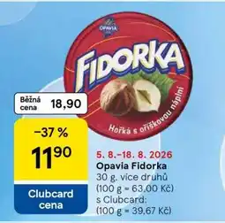 Tesco Opavia Fidorka nabídka