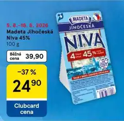 Tesco Madeta Jihočeská Niva 45% nabídka