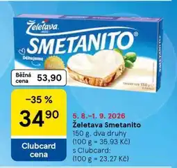 Tesco Želetava Smetanito nabídka