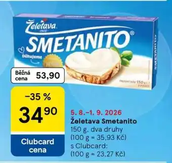 Tesco Želetava Smetanito nabídka