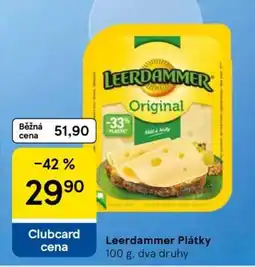 Tesco Leerdammer plátky nabídka