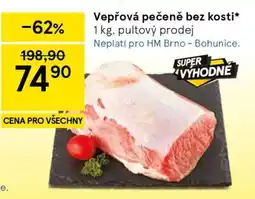 Tesco Vepřová pečeně bez kosti nabídka