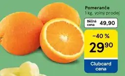 Tesco Pomeranče nabídka