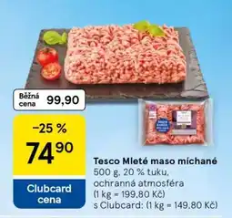 Tesco Tesco Mleté maso míchané nabídka