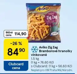 Tesco Aviko Zig Zag Bramborové hranolky vlnkované nabídka