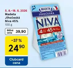Tesco Madeta Jihočeská Niva 45% nabídka