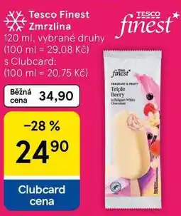 Tesco Tesco Finest Zmrzlina, 120 ml, vybrané druhy nabídka