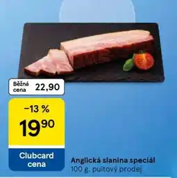 Tesco Anglická slanina speciál nabídka