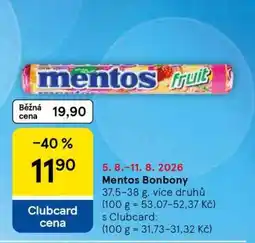 Tesco Mentos Bonbony nabídka
