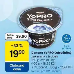 Tesco Danone YoPRO Odtučněnýzakysaný výrobek nabídka