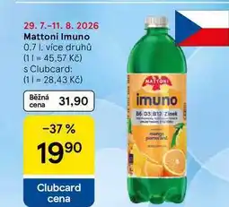 Tesco Mattoni Imuno, 0,7 l, více druhů nabídka