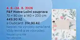 Tesco F&F Home Ložní souprava, 70 x 90 cm a 140 x 200 cm nabídka