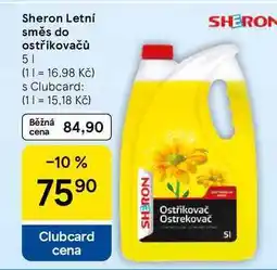 Tesco Sheron Letní směs do ostřikovačů nabídka