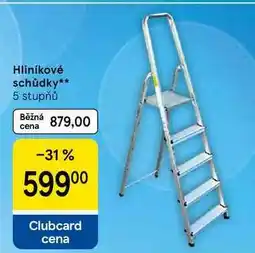 Tesco Hliníkové schůdky, 5 stupňů nabídka