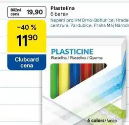 Tesco Plastelína 6 barev nabídka