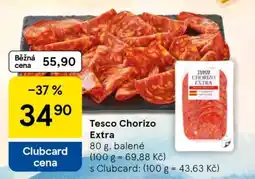 Tesco Tesco Chorizo Extra nabídka