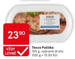 Tesco Tesco Paštika nabídka